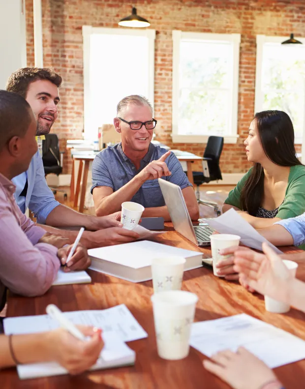 NA Hope consultant in an investor meeting