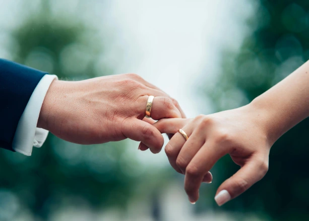 Couple engagement ring