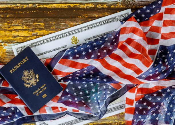 US citizenship naturalization ceremony